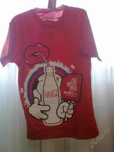 Лот: 1908250. Фото: 1. Новая футболка Coca-cola в упаковке... Футболки, поло