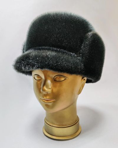 Лот: 25674969. Фото: 1. Шапка мужская из меха нерпы. Головные уборы