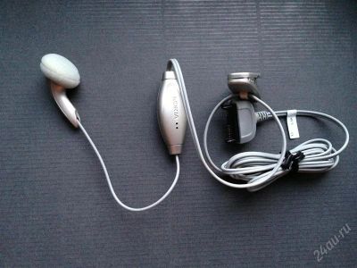 Лот: 2505651. Фото: 1. Гарнитура Nokia серая, с разъемом... Красноярск