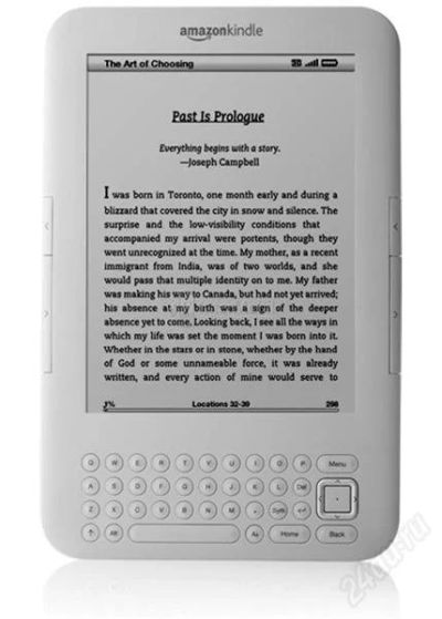 Лот: 1225806. Фото: 1. Kindle Wi-Fi+3G. Электронные книги