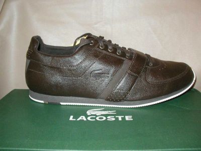 Лот: 5932209. Фото: 1. Кроссовки кожа Lacoste р.42eur41... Кеды, кроссовки, слипоны