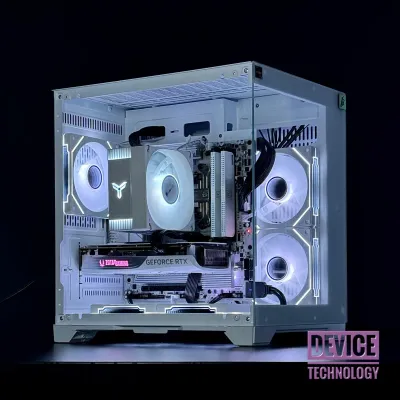 Лот: 23337804. Фото: 1. Gaming PC White: Ryzen 5 7500F... Компьютеры в сборе