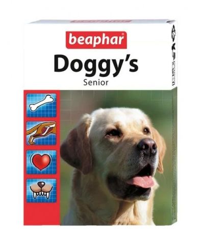 Лот: 16213452. Фото: 1. Витамины (Беафар) Doggys Senior... Косметика для животных