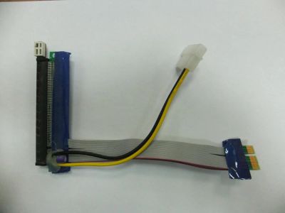 Лот: 6423375. Фото: 1. Райзер-переходник PCI-E 1x-16х. Шлейфы, кабели, переходники