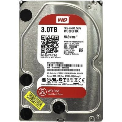 Лот: 15990316. Фото: 1. Жесткий диск WD RED 3Tb 64Mb. Жёсткие диски (HDD)
