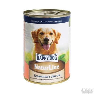 Лот: 10400145. Фото: 1. Корм Happy Dog Для Собак Телятина... Корма
