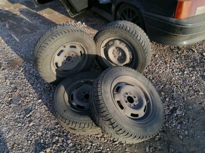 Лот: 14761497. Фото: 1. Колеса 4х98 R13 Bridgestone IC7000. Шины на дисках