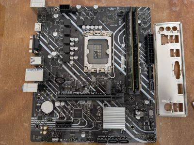 Лот: 24838803. Фото: 1. Материнская плата ASUS PRIME H610M-K... Комплекты запчастей