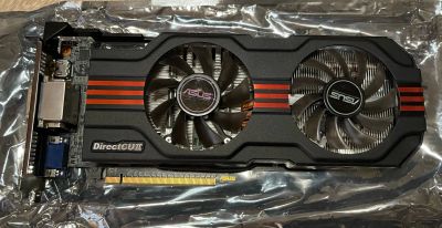 Лот: 25254085. Фото: 1. Видеокарта ASUS GTX650Ti 1Gb... Видеокарты