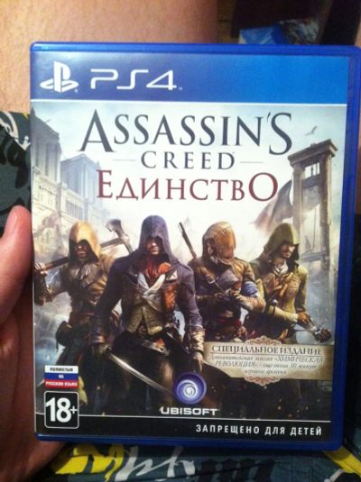 Лот: 5382210. Фото: 1. Assassin's Creed Unity ps4. Игры для консолей