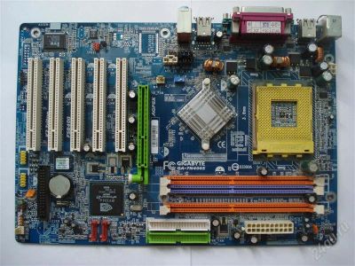 Лот: 1266367. Фото: 1. Материнская плата GIGABYTE GA-7N400S... Материнские платы