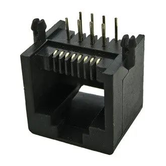Лот: 19833786. Фото: 1. Разъем RJ-45, гнездо, на плату... Разъёмы
