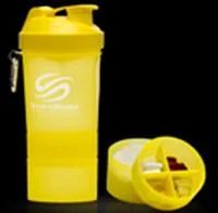Лот: 3244209. Фото: 1. Шейкер SmartShake Neon Yellow... Спортивное питание, витамины