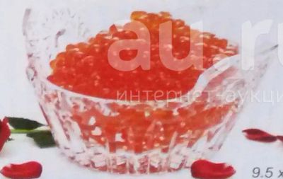 Лот: 21173632. Фото: 1. Икорница хрустальная. Предметы сервировки