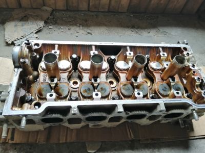 Лот: 15956523. Фото: 1. Головка блока на двигатель 4A-FE. Двигатель и элементы двигателя