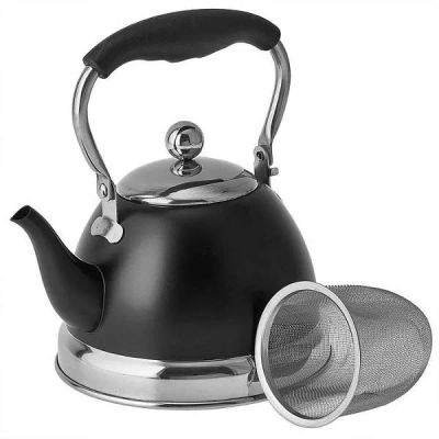 Лот: 24585478. Фото: 1. Чайник Alpenkok AK-543, 1 л Black. Чайники, заварники, турки