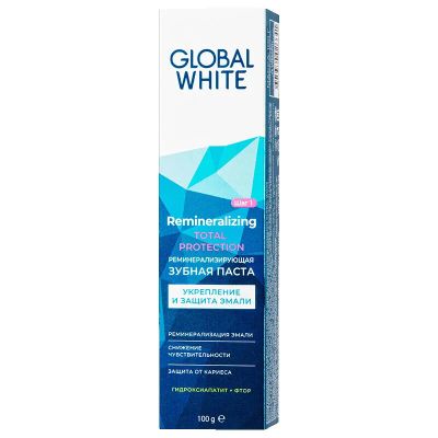 Лот: 23724214. Фото: 1. Global White Паста зубная реминерализирующая... Лекарства