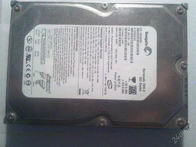 Лот: 2922893. Фото: 1. HDD Barracuda 7200 200Gb винчестер. Жёсткие диски (HDD)
