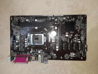 Лот: 16475453. Фото: 1. Материнская плата ASRock H81 PRO... Материнские платы