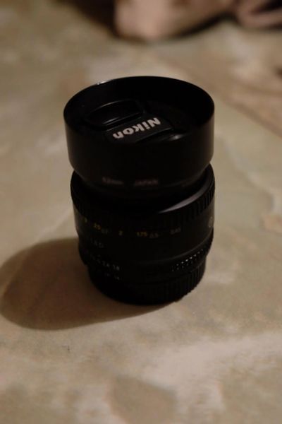Лот: 8097761. Фото: 1. nikkor 50 1.8D + защитный фильтр... Объективы
