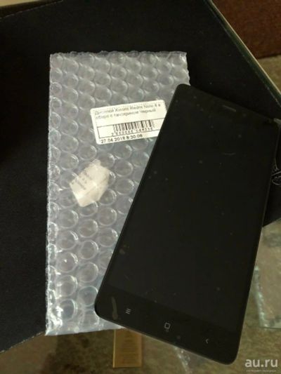 Лот: 12780257. Фото: 1. Дисплей Xiaomi redmi note 4 черный. Дисплеи, дисплейные модули, тачскрины