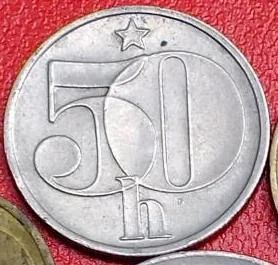 Лот: 3492071. Фото: 1. 50 геллеров Чехословакия. Европа