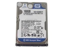 Лот: 11123566. Фото: 1. Western Digital Scorpio Blue WD1600BEVT... Жёсткие диски (HDD)