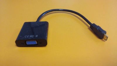 Лот: 11431044. Фото: 1. Переходник miniHDMI-VGA, mini... Шлейфы, кабели, переходники