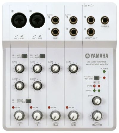 Лот: 4358132. Фото: 1. Yamaha audiogram 6 (даром). Микшеры, предусилители, микрофонные эффекты