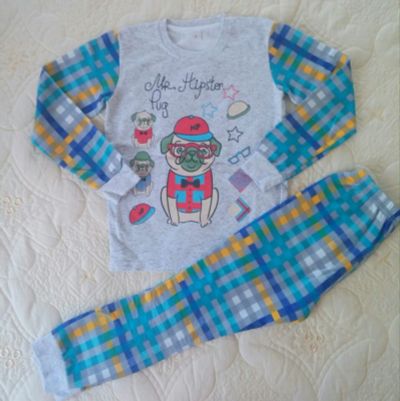Лот: 10377660. Фото: 1. Тёплая пижамка Mr.Hipster, на... Одежда для дома