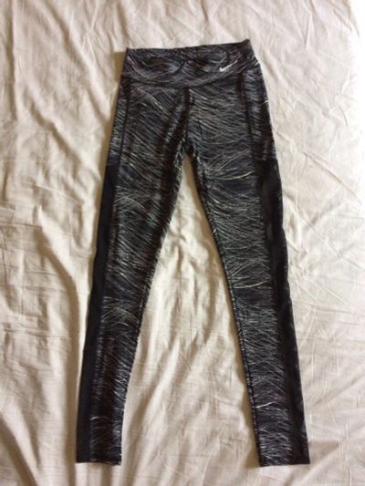 Лот: 9174395. Фото: 1. Черные лосины Nike. Спортивные брюки, штаны