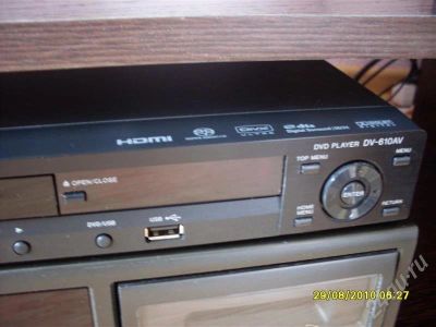 Лот: 577516. Фото: 1. PIONEER DV-610AV-K мультиформатный... DVD, Blu-Ray плееры