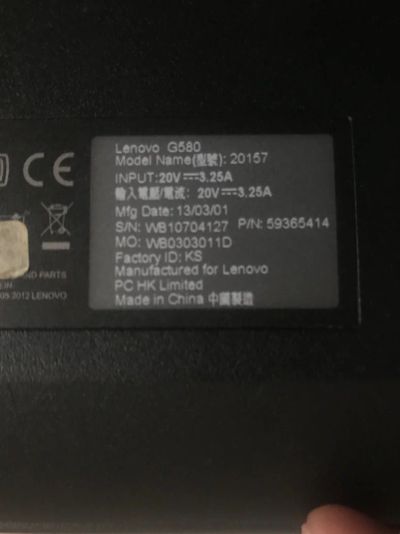 Лот: 12334632. Фото: 1. Lenovo g580. Ноутбуки