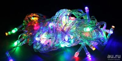 Лот: 15015698. Фото: 1. Гирлянда LED длина: 6м Лампочки... Гирлянды, шарики, новогодние аксессуары