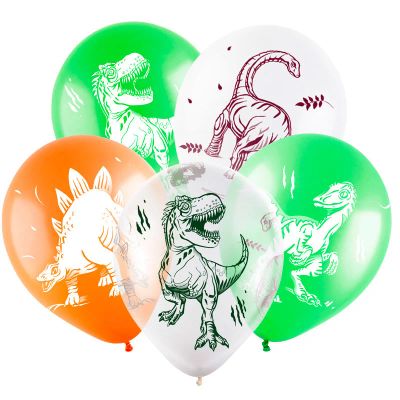 Лот: 16066071. Фото: 1. Шары с динозаврами. Воздушные шары
