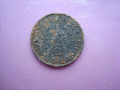 Лот: 1368247. Фото: 1. 4№ 5 пфеннигов 1940г. третий рейх... Страны СНГ и Балтии
