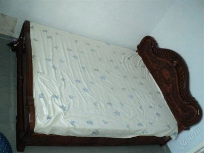 Лот: 1481343. Фото: 1. Стильная двухспальная итальянская... Кровати