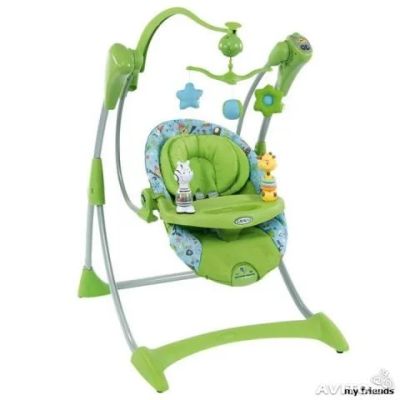 Лот: 4794913. Фото: 1. Детские качели graco silhouette. Ходунки, прыгунки, качели