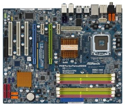 Лот: 3975197. Фото: 1. ASRock P45TurboTwins2000 LGA775... Материнские платы