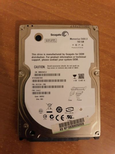Лот: 17088770. Фото: 1. Жёсткий диск Seagate Momentus... Жёсткие диски (HDD)