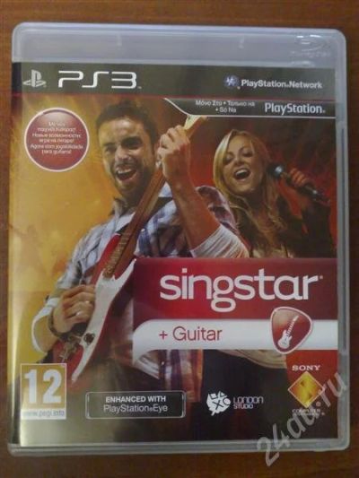 Лот: 708907. Фото: 1. Диск "Singstar+Guitar" (PS3). Игры для консолей