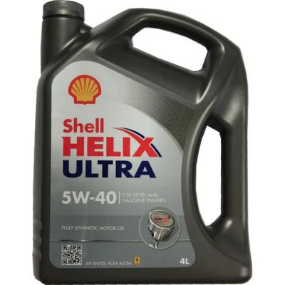 Лот: 9065317. Фото: 1. Shell Helix Ultra 5W-40 4L. Масла, жидкости