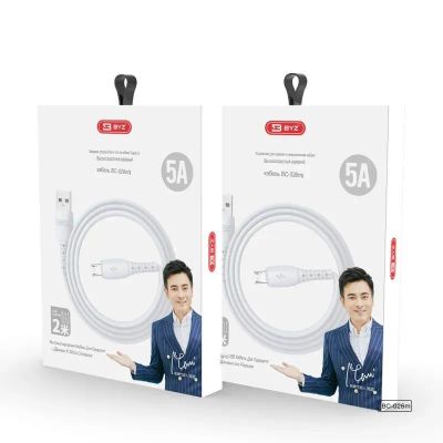Лот: 22147300. Фото: 1. КАБЕЛЬ BYZ BС-026m USB-> micro... Дата-кабели, переходники