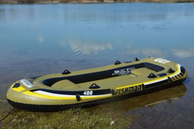 Лот: 4268158. Фото: 1. Надувная лодка Fishman 400 set. Красноярск