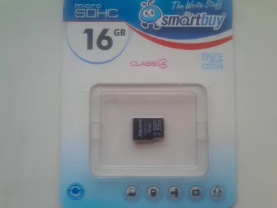 Лот: 5270544. Фото: 1. MicroSd HC 16Gb. Карты памяти