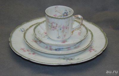 Лот: 15666880. Фото: 1. Limoges Haviland кофейный набор... Фарфор, керамика