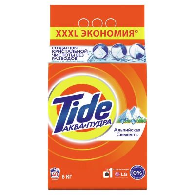 Лот: 25062772. Фото: 1. Стиральный порошок Tide, 6 кг... Бытовая химия