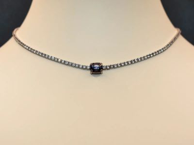 Лот: 20864172. Фото: 1. Колье: Грозовая шпинель 1.74 ct... Колье