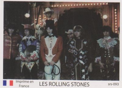 Лот: 10614929. Фото: 1. Rolling Stones коллекционная карточка... Наклейки, фантики, вкладыши
