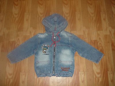 Лот: 5240612. Фото: 1. джинсовая ветровка последние торги. Верхняя одежда